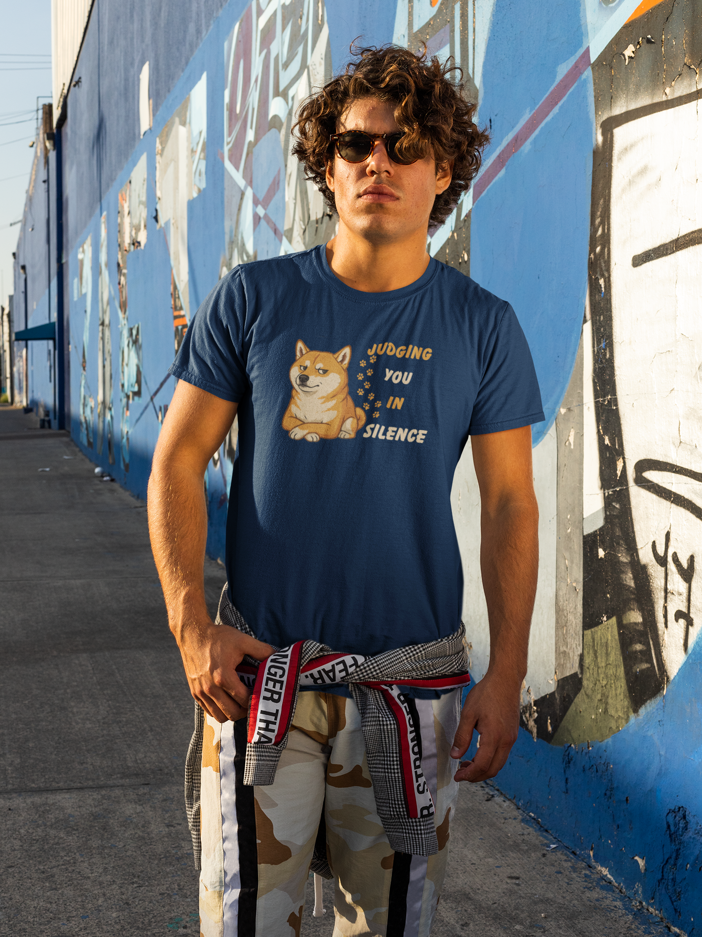 Funny Shiba Inu Judgment T-Shirt | Unisex Dog Lover & Humorous Pet Tee