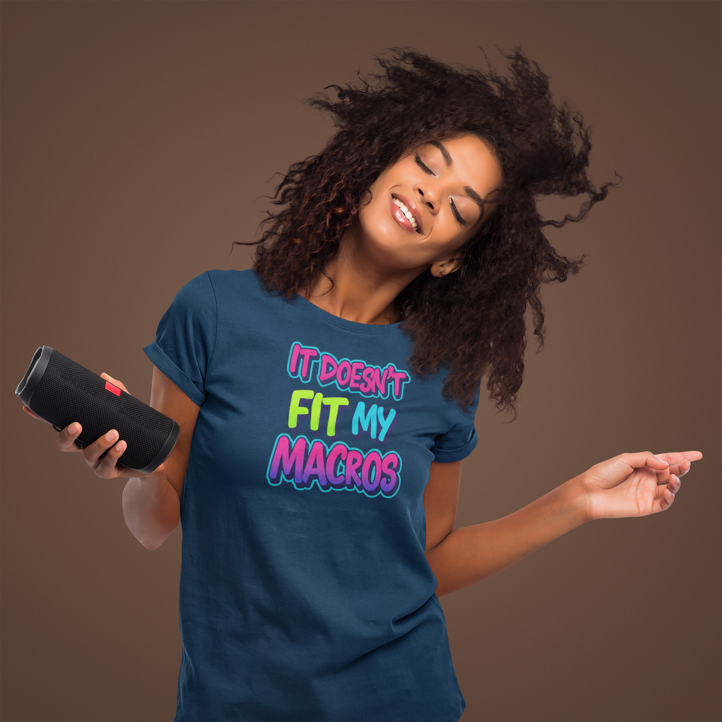 Funny 'It Doesn't Fit My Macros' Unisex Jersey Tee - Perfect for Fitness Enthusiasts