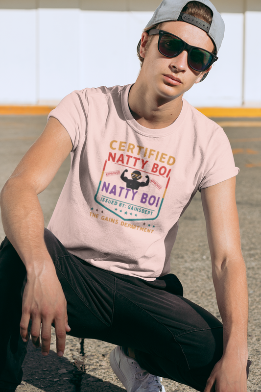 Certified Natty Boi Funny Tee - Unisex Jersey Short Sleeve Shirt