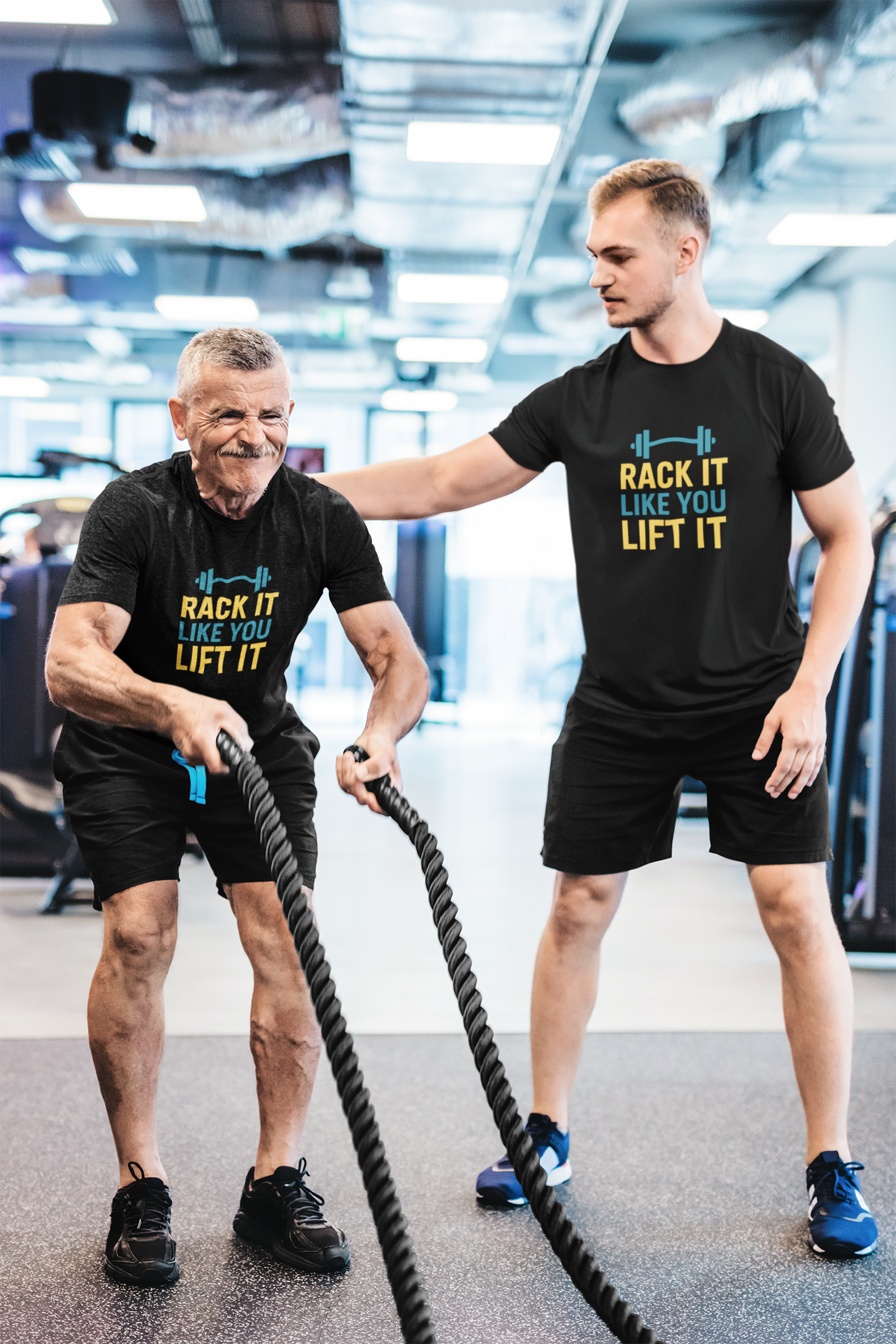 Rack It Like You Lift It T-Shirt | Funny Gym Apparel & Workout Motivation Gift
