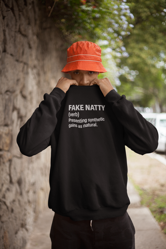 Adidas Fake Natty Crewneck | Gym Humor Sweatshirt