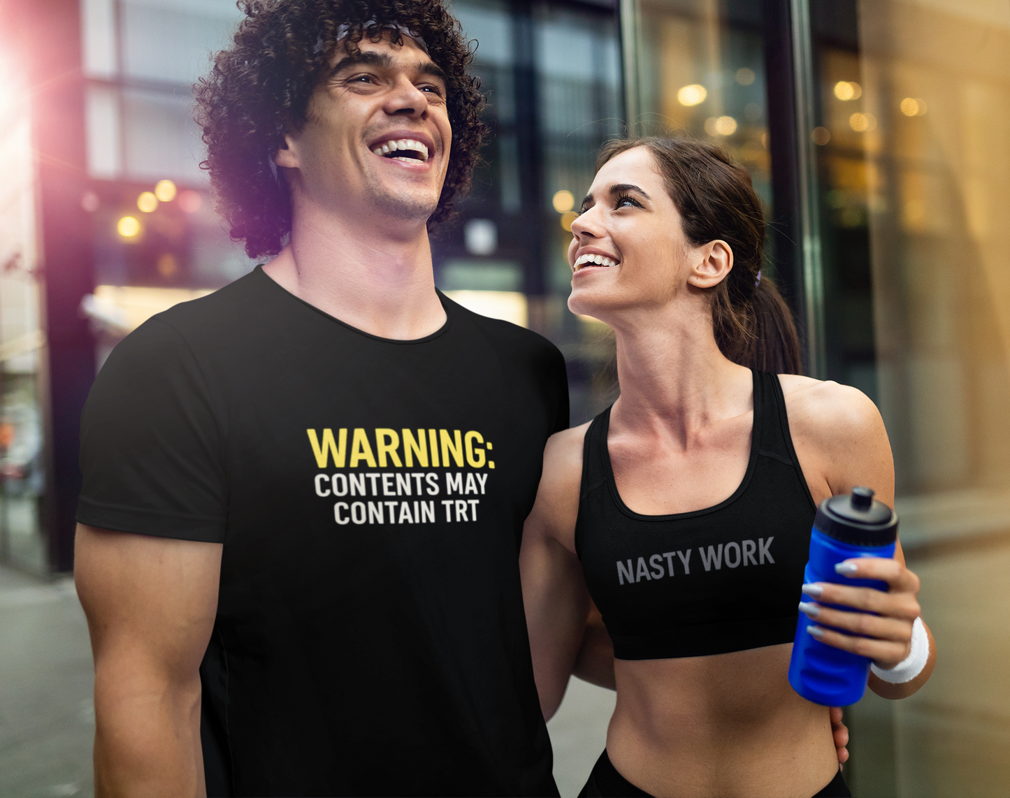 Warning Tee: Funny Graphic Unisex Heavy Cotton Statement Top