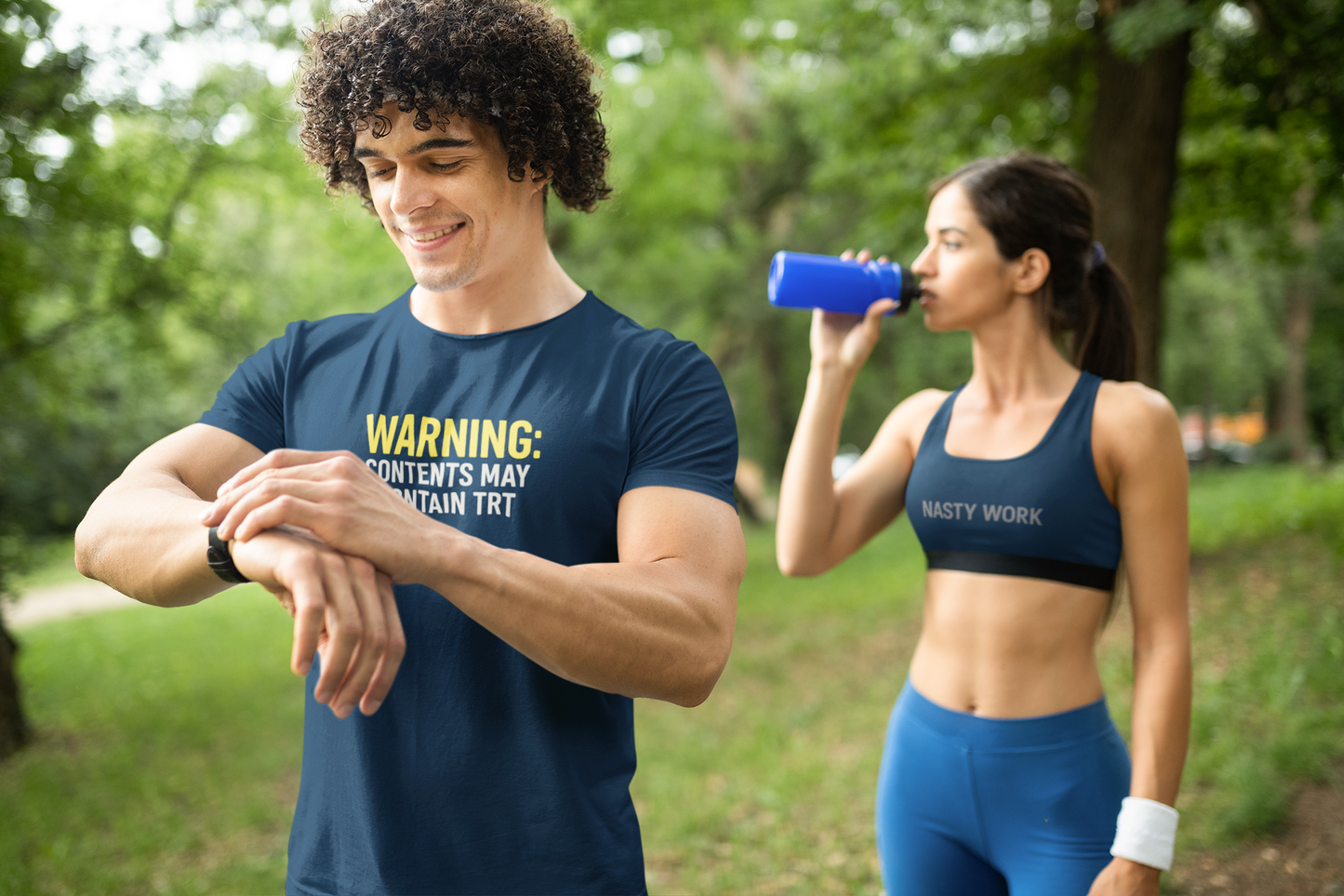 Warning Tee: Funny Graphic Unisex Heavy Cotton Statement Top