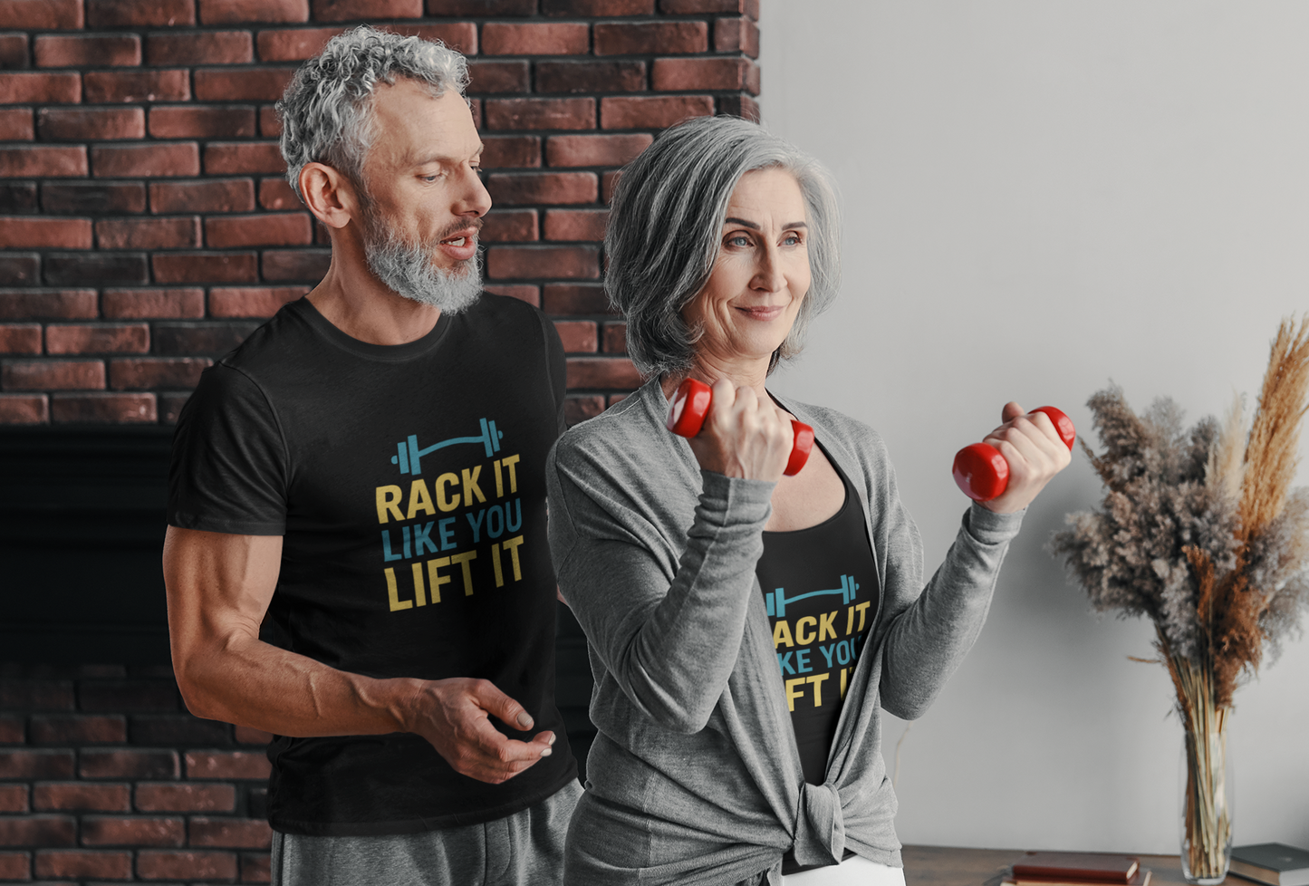 Rack It Like You Lift It T-Shirt | Funny Gym Apparel & Workout Motivation Gift