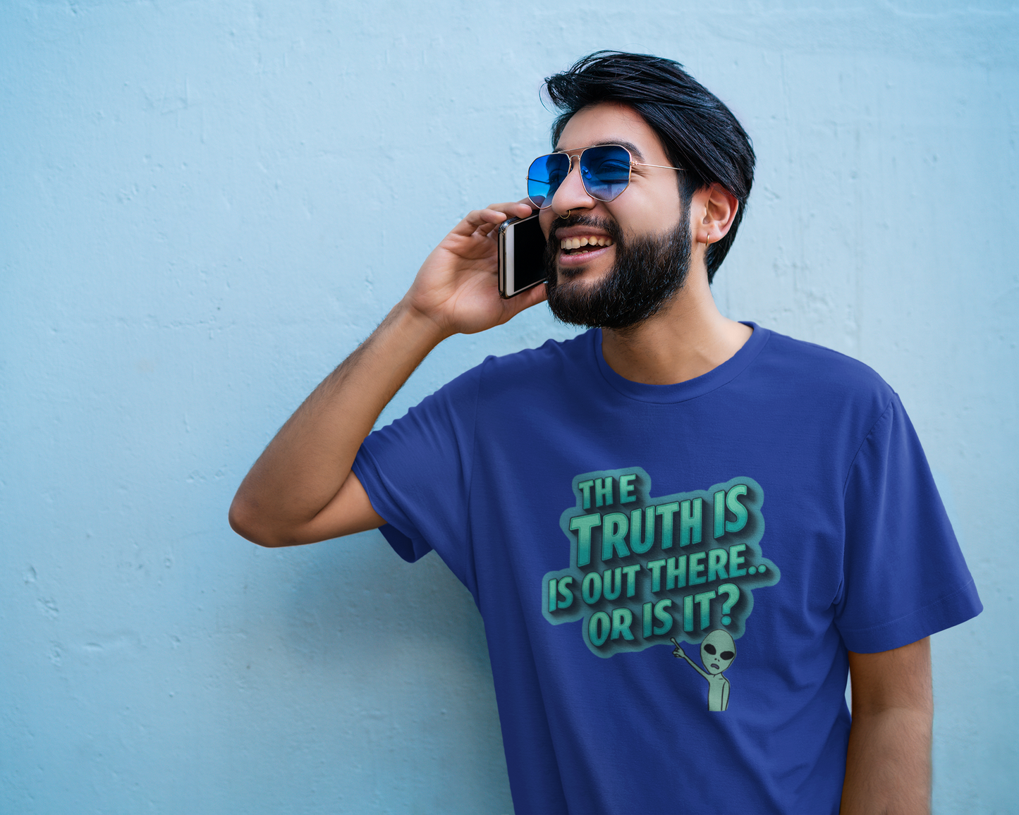Funny Alien Tee - 'The Truth is Out There' Unisex Jersey Shirt