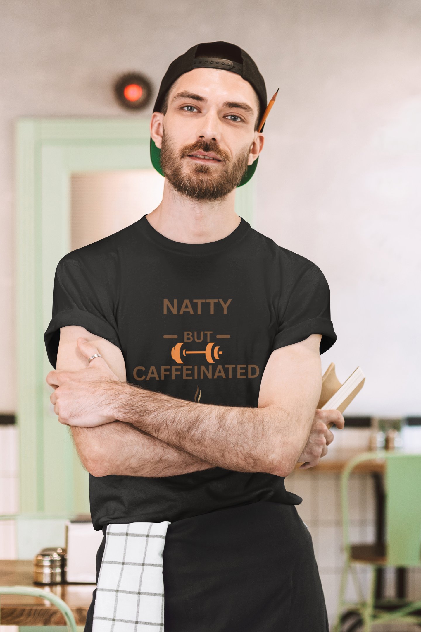 Natty But Caffeinated T-Shirt | Unisex Fitness & Coffee Lover's Tee