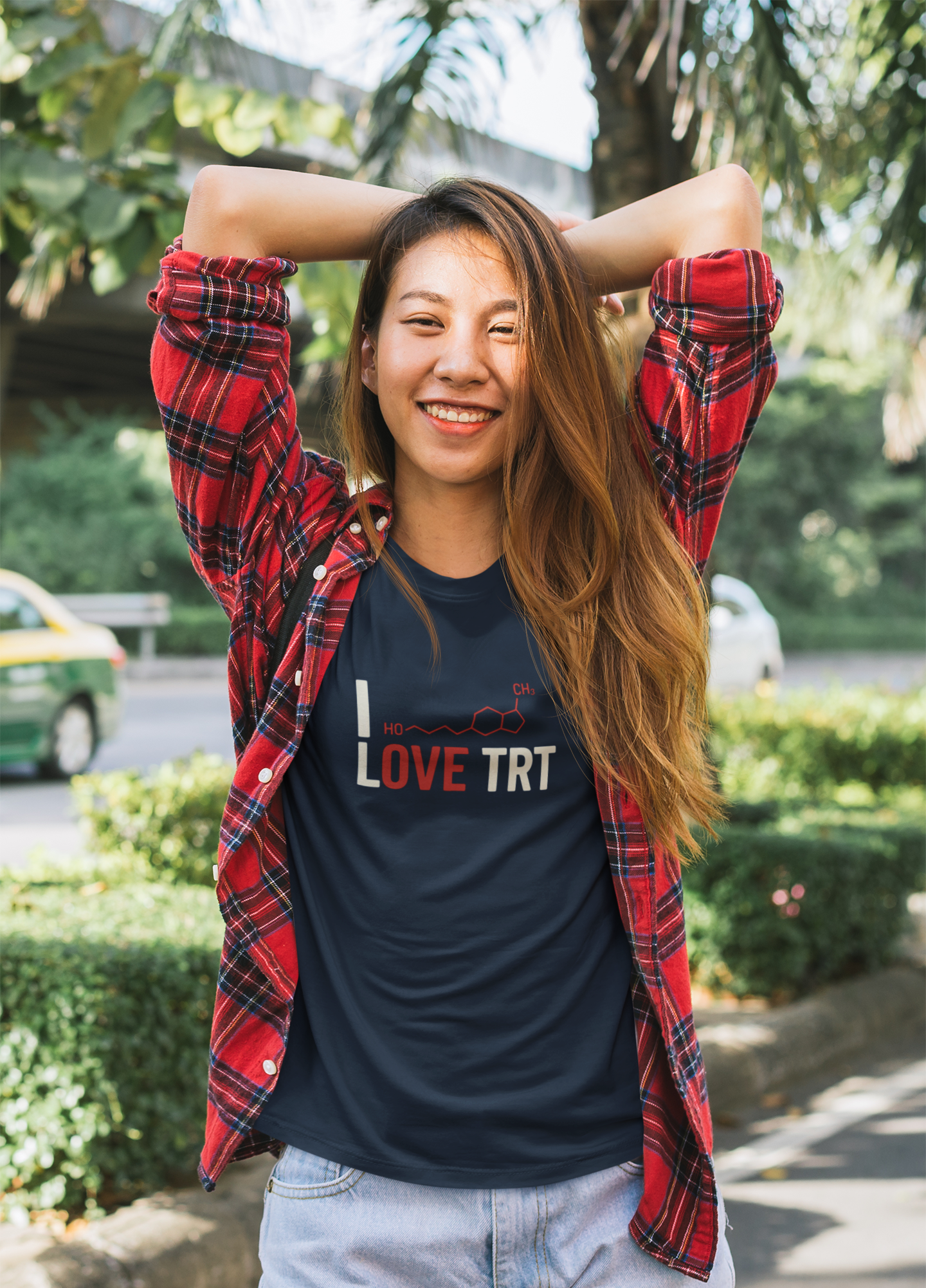 I Love TRT Unisex Heavy Cotton T-Shirt | Bodybuilding & Science Gift