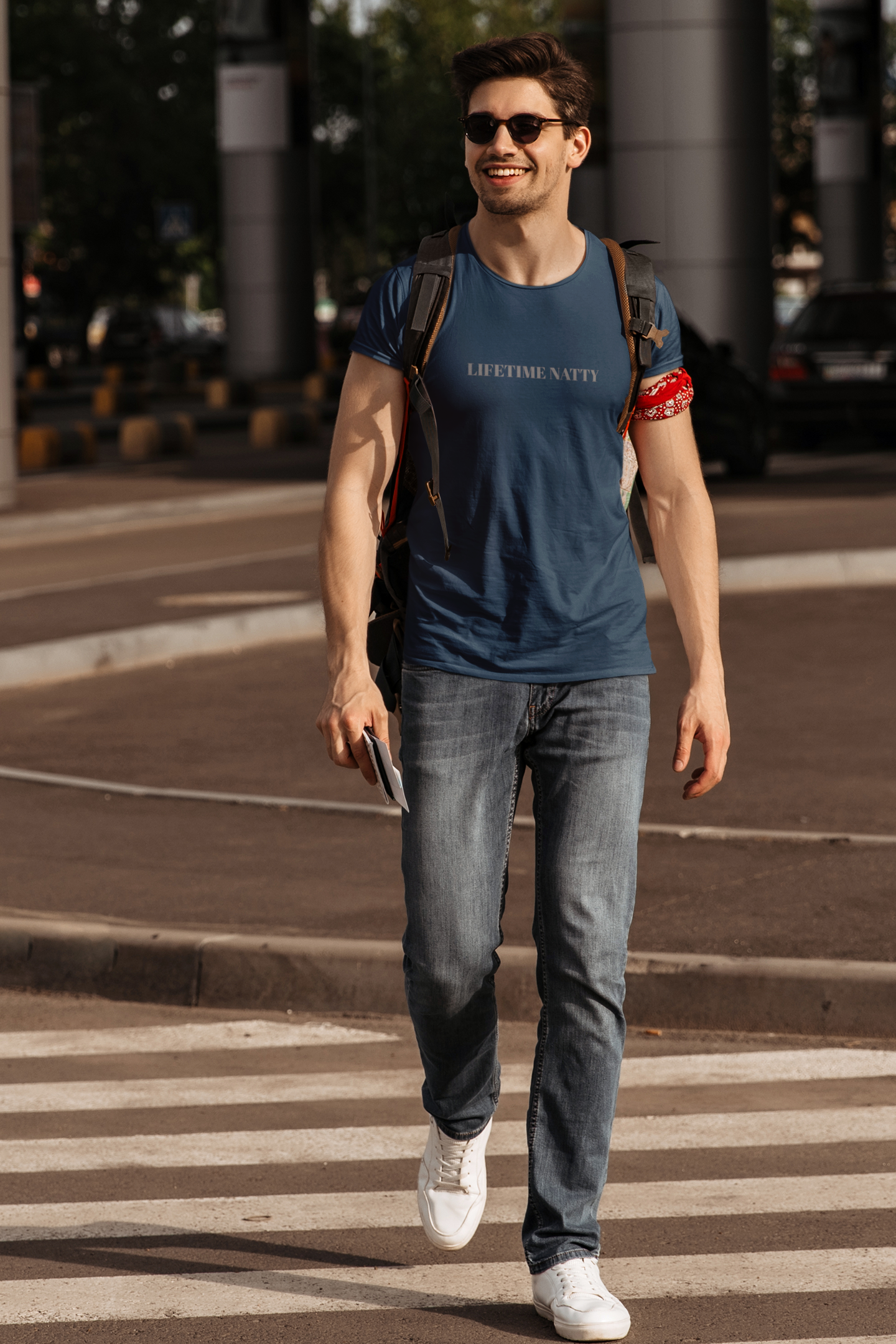 Embroidered Lifetime Nitty Minimalist Graphic Tee