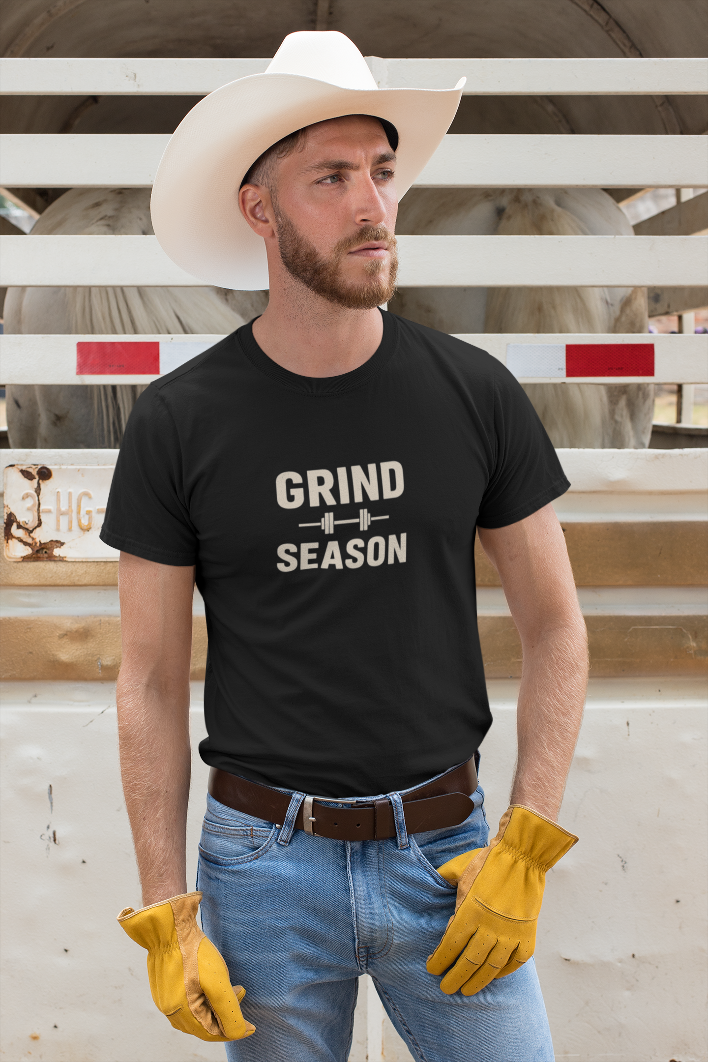 Grind Season T-Shirt | Motivational Gym Shirt | Unisex Hard Work Fitness Apparel | Hustle Culture Workout Tee | Gift for Him/Her