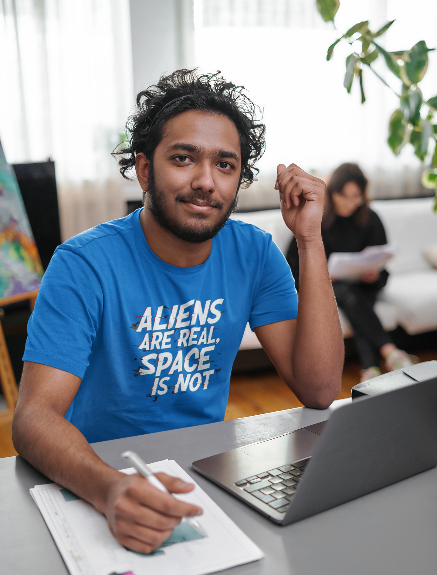Funny Alien T-Shirt | "Aliens Are Real, Space Is Not" Unisex Tee