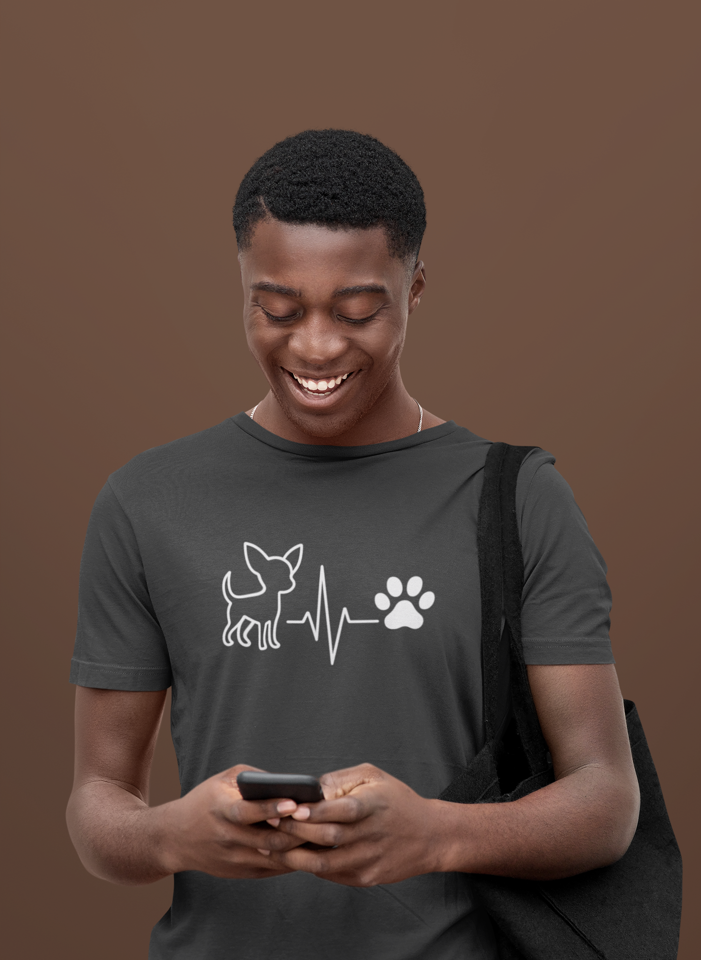 Chihuahua Heartbeat T-Shirt | Funny Dog Lover Gift & Pet Owner Tee