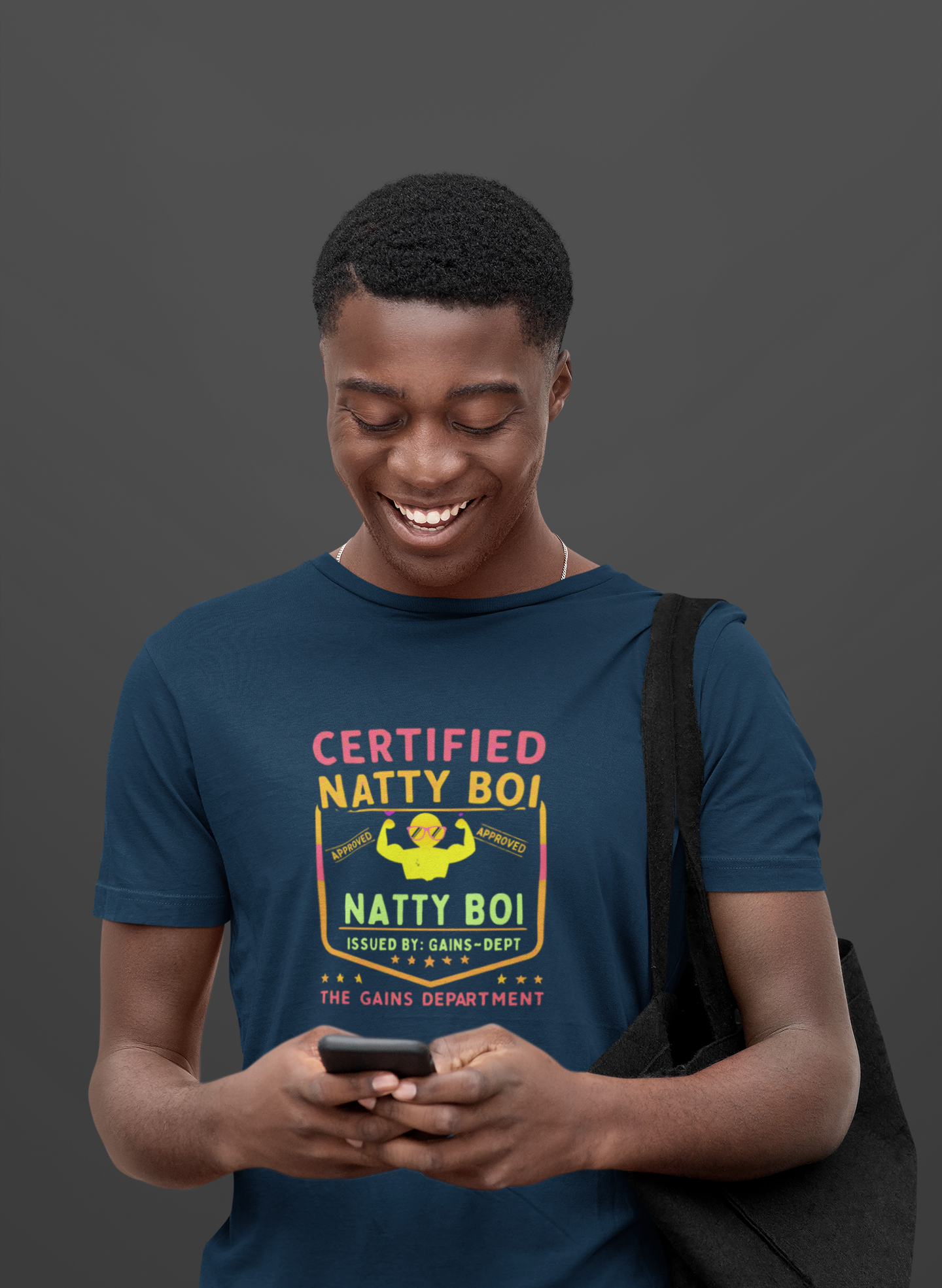 Funny Gym Certified Natty Boi Tee - Unisex Jersey Short Sleeve T-Shirt