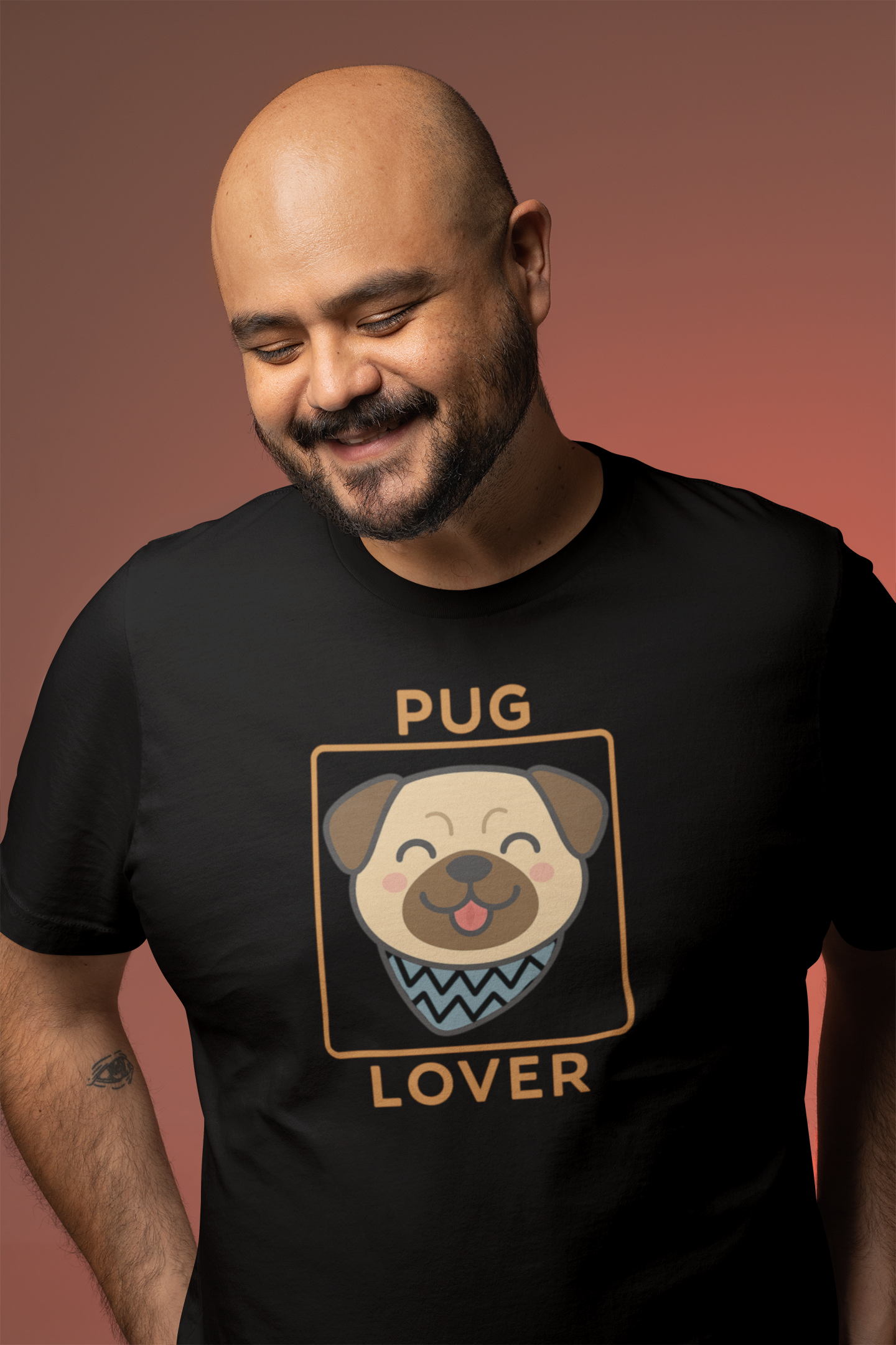 Pug Lover Tee, Cute Dog Shirt, Unisex Pet Apparel, Animal Lover Gift, Casual Everyday Wear, Birthday Gift for Dog Lovers