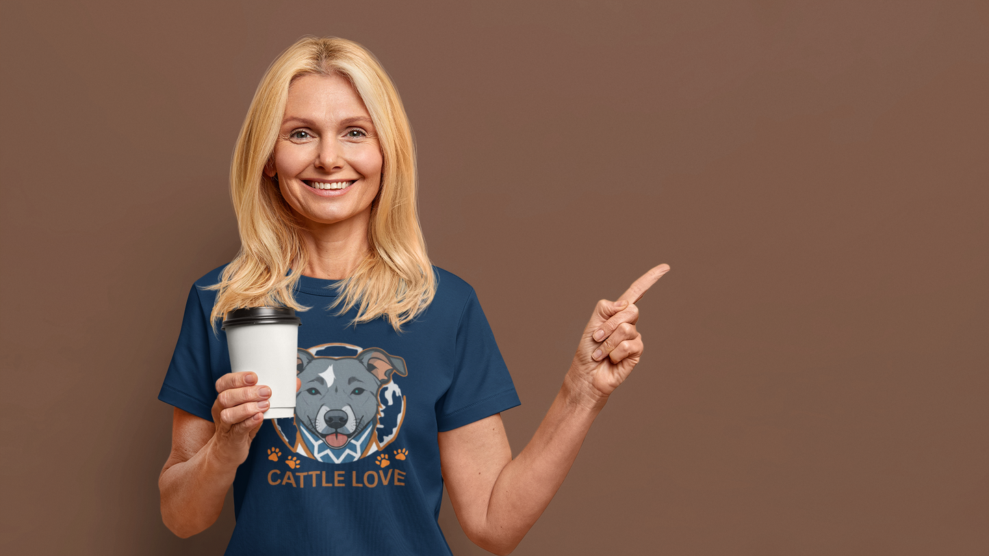 Cattle Love Unisex T-Shirt | Animal Lover & Dog Owner Gift