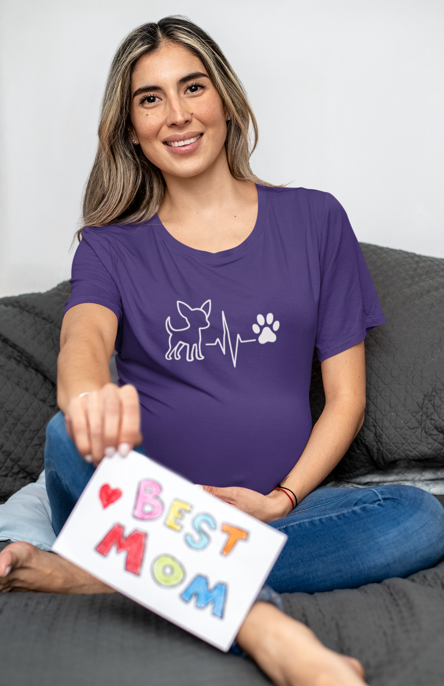 Chihuahua Heartbeat T-Shirt | Funny Dog Lover Gift & Pet Owner Tee
