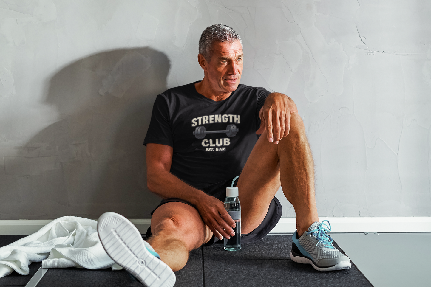 Strength Club Moisture-Wicking Tee | Unisex Gym Apparel & Fitness Gift