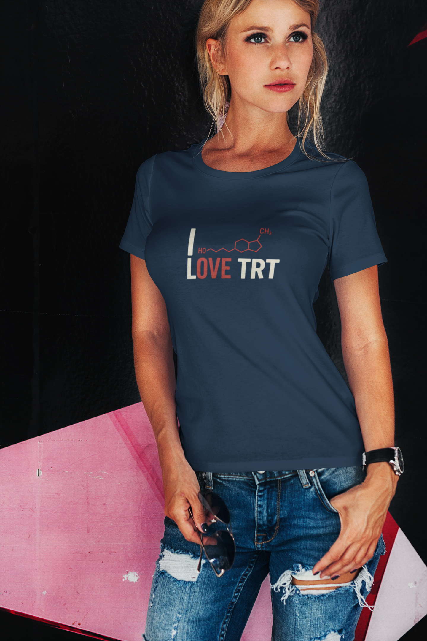I Love TRT Unisex Heavy Cotton T-Shirt | Bodybuilding & Science Gift