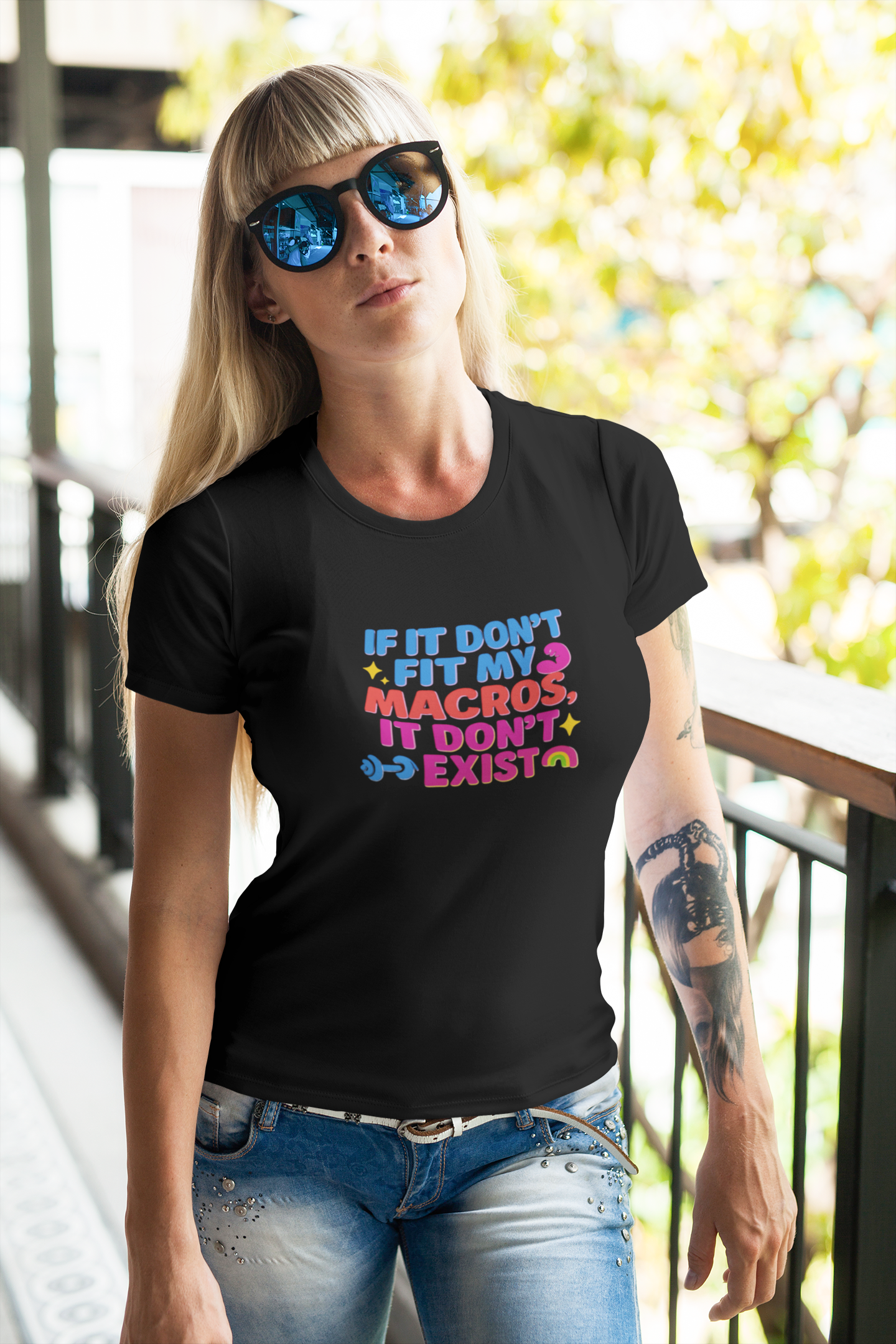 Funny Macro T-Shirt | "Macro Fit" Unisex Fitness & Food Lover Tee