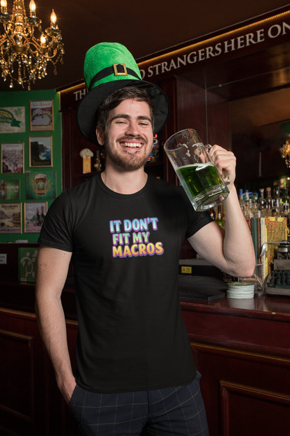 Funny Macro T-Shirt | Lightweight Unisex Tee for Fitness & Food Lovers