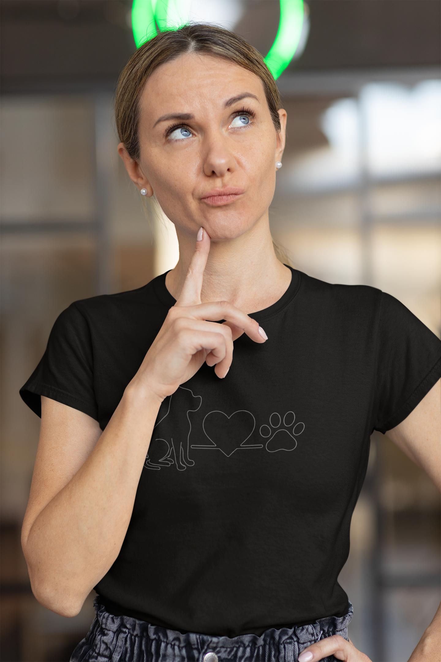 Pit Bull Dog Lover Boyfriend Tee | Women's Graphic Animal Shirt & Pet Parent Gift