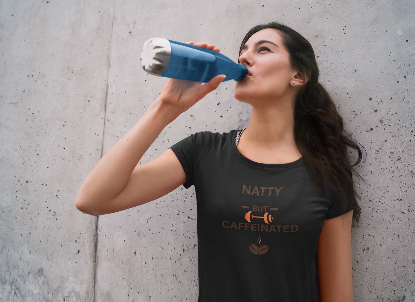 Natty But Caffeinated T-Shirt | Unisex Fitness & Coffee Lover's Tee