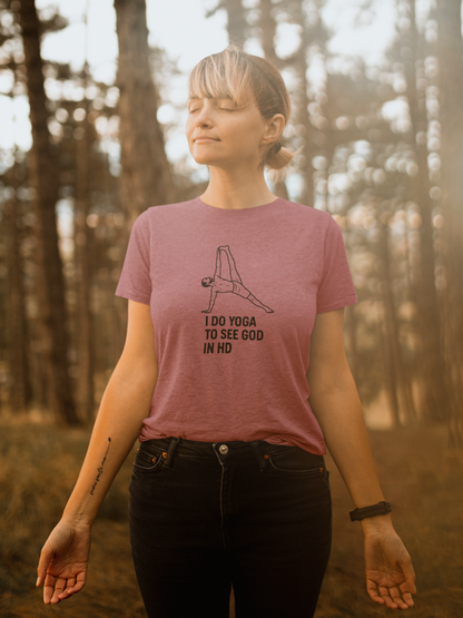 Yoga Humor T-Shirt Funny Yoga Graphic Tee