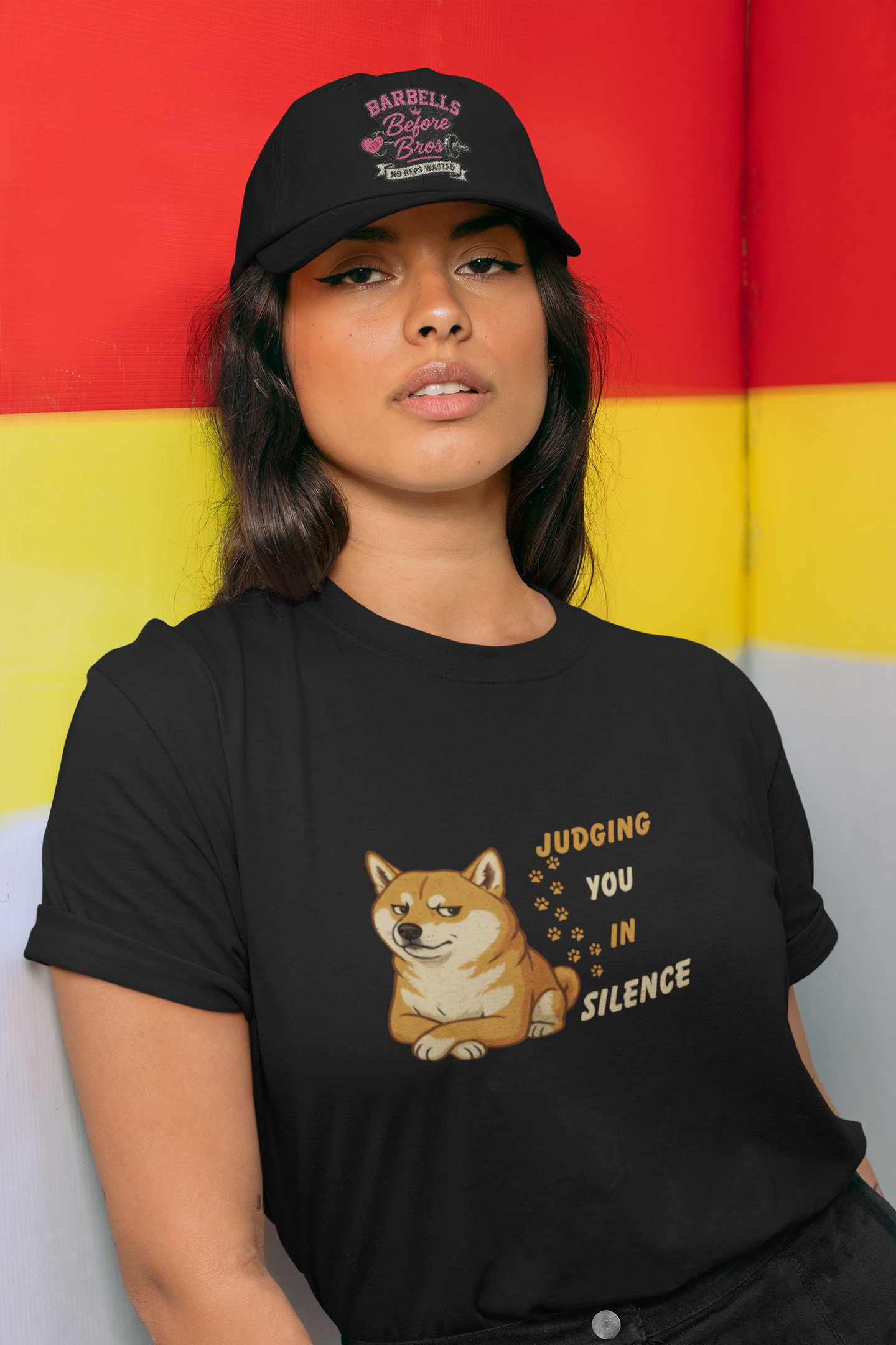 Funny Shiba Inu Judgment T-Shirt - Unisex Jersey Tee for Pet Lovers