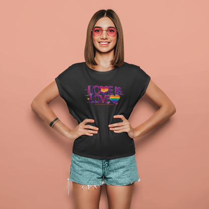 Pride Rainbow Heart T-Shirt | LGBTQ+ Apparel & Love Is Love Tee