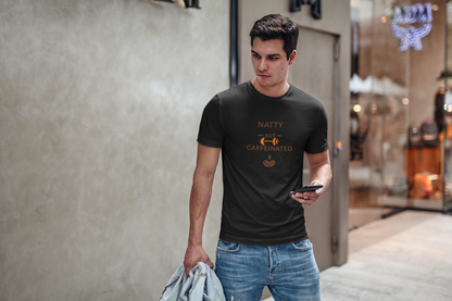 Natty But Caffeinated T-Shirt | Unisex Fitness & Coffee Lover's Tee