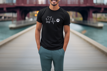 Chihuahua Heartbeat T-Shirt | Funny Dog Lover Gift & Pet Owner Tee