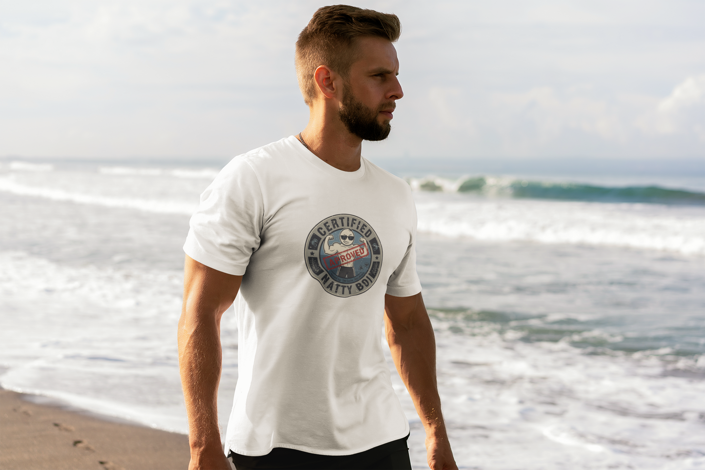 Certified Natty Boi Funny T-Shirt | Unisex Fitness & Gym Gift