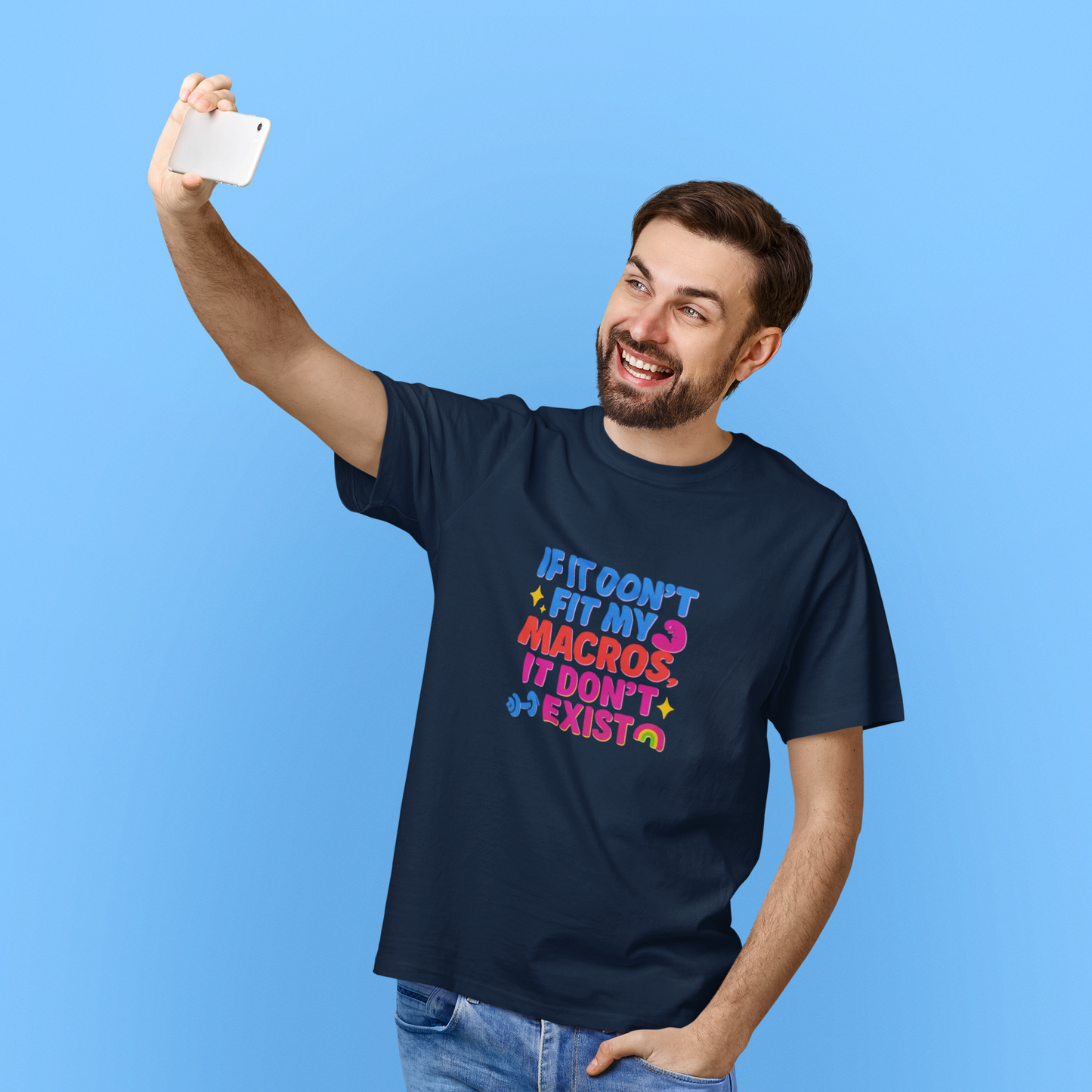 Funny Macro T-Shirt | "Macro Fit" Unisex Fitness & Food Lover Tee