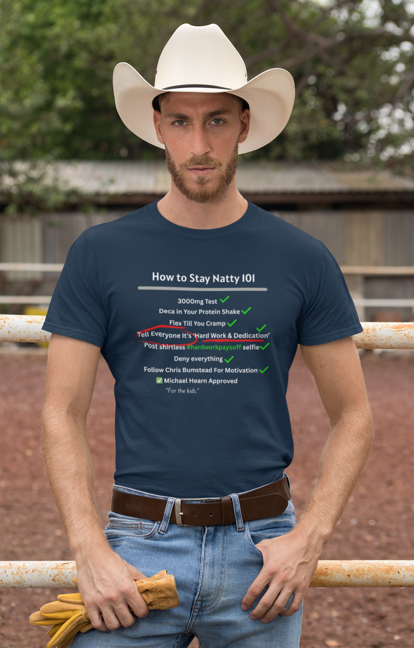 How to Stay Natty 101 Unisex Tee - Funny Workout Shirt for Fitness Lovers