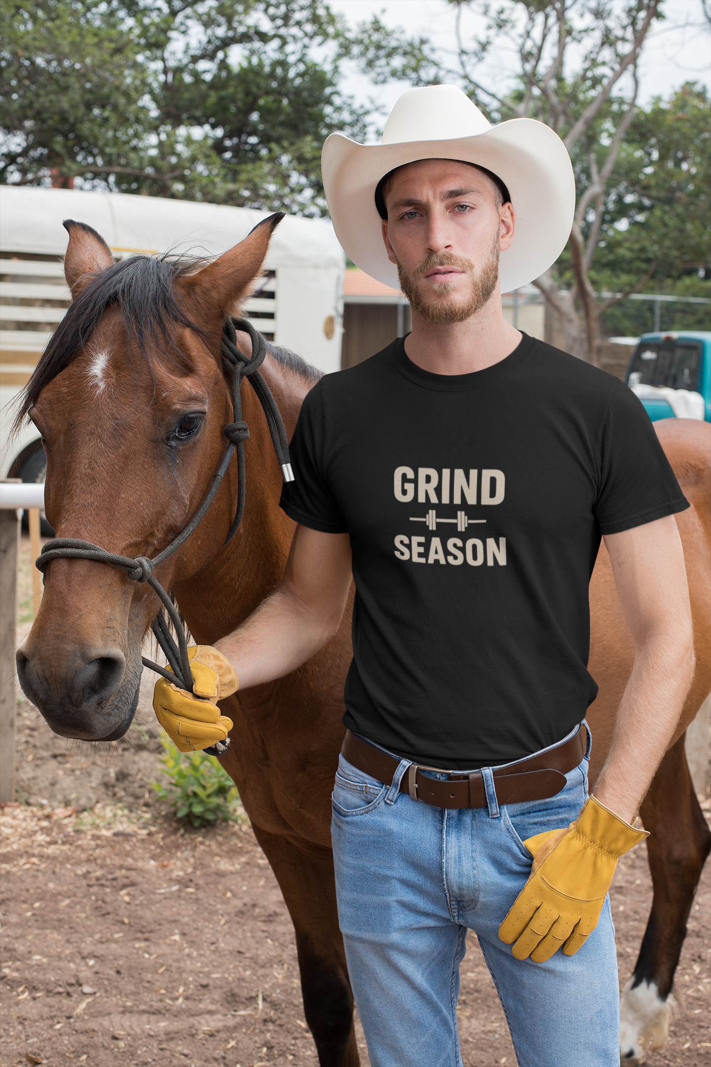 Grind Season T-Shirt | Motivational Gym Shirt | Unisex Hard Work Fitness Apparel | Hustle Culture Workout Tee | Gift for Him/Her