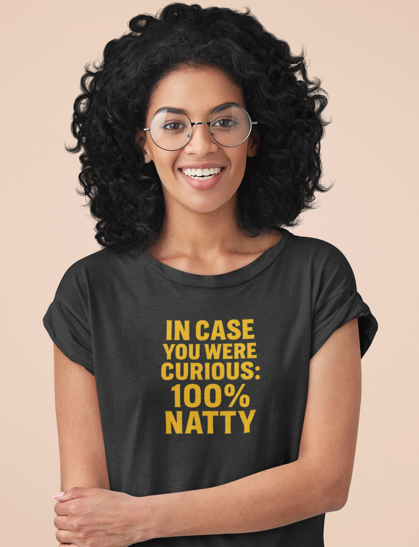 In Case You Were Curious... 100% Natty" Funny T-Shirt | Unisex Gym Tee