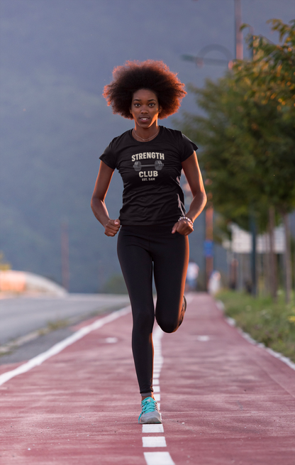 Strength Club Moisture-Wicking Tee | Unisex Gym Apparel & Fitness Gift