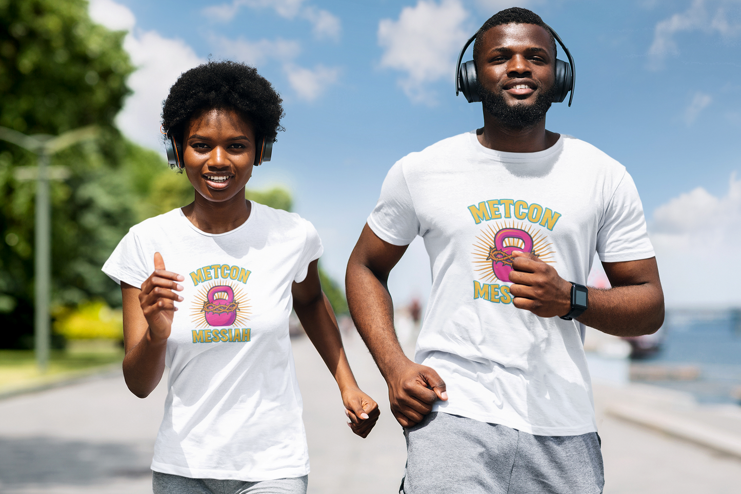 CrossFit Metcon Messiah T-Shirt | Funny Workout Tee, Unisex Fitness Gift for Lifters