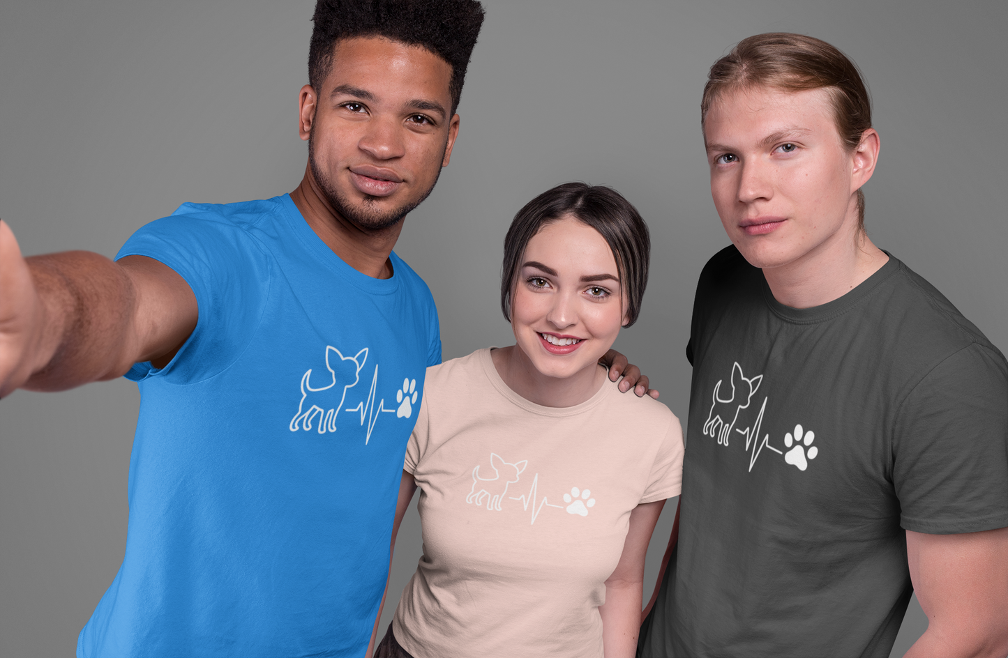 Chihuahua Heartbeat T-Shirt | Funny Dog Lover Gift & Pet Owner Tee