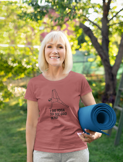 Yoga Humor T-Shirt Funny Yoga Graphic Tee