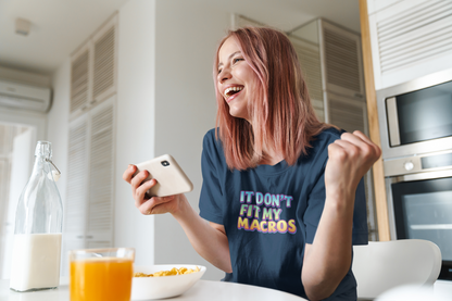 Funny Macro T-Shirt | Lightweight Unisex Tee for Fitness & Food Lovers