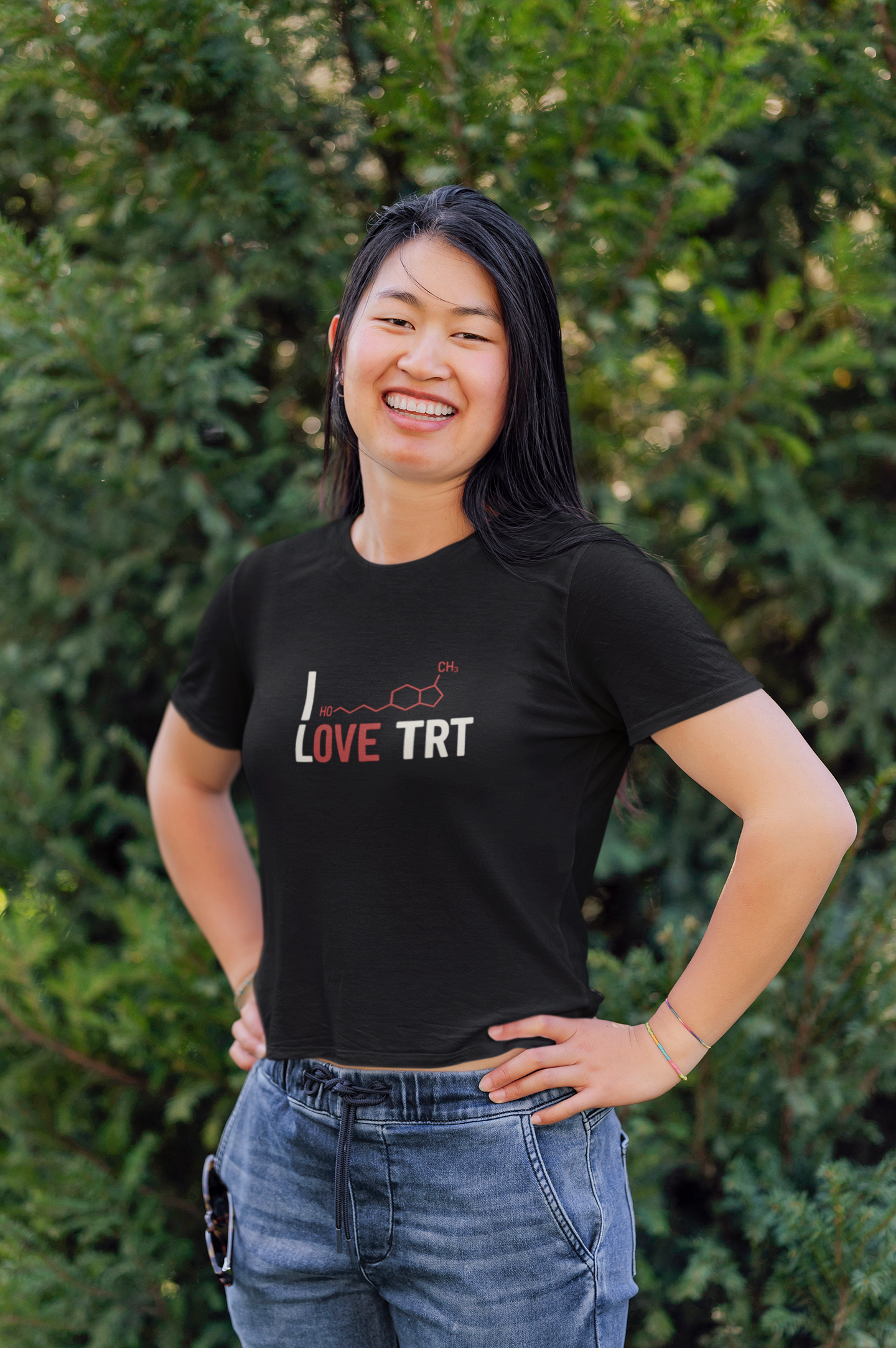 I Love TRT Unisex Heavy Cotton T-Shirt | Bodybuilding & Science Gift