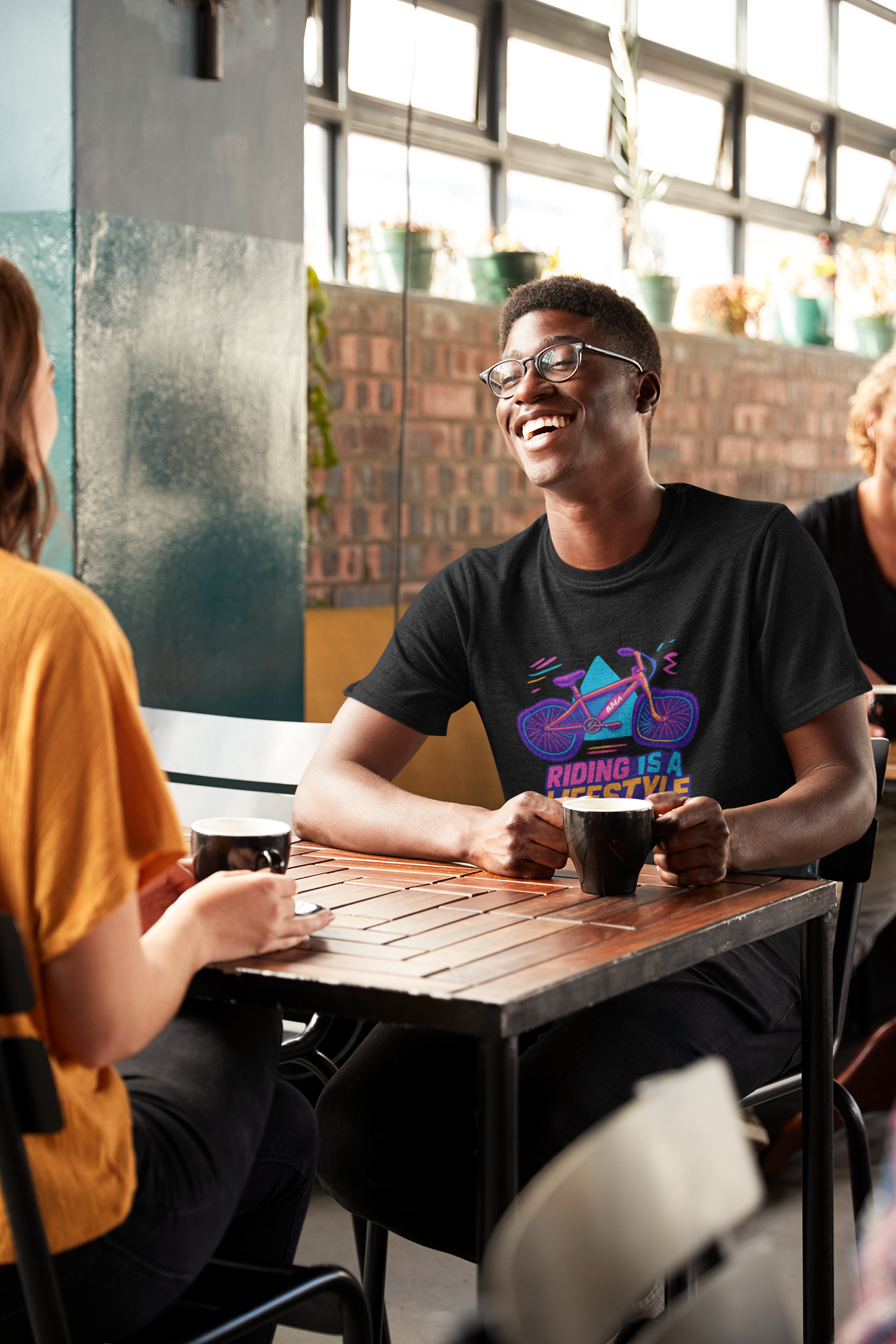 Riding Is a Lifestyle T-Shirt | Vibrant Cycling Tee & Biking Gift