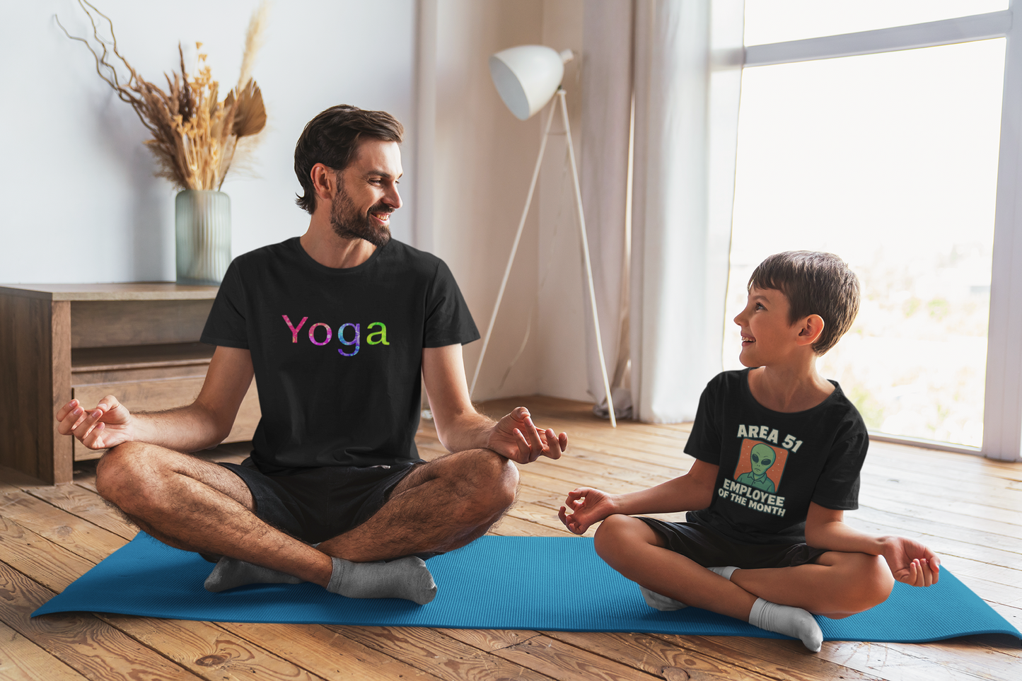 Yoga Vibes T-Shirt | Relaxed Fit Yoga Tee & Fitness Enthusiast Gift