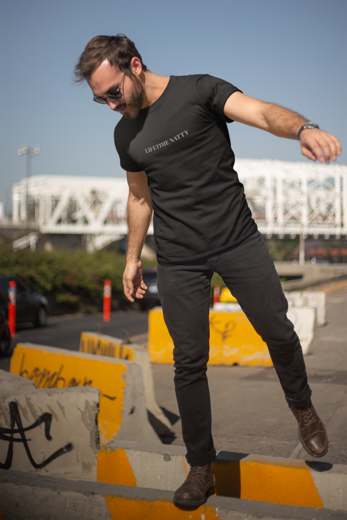 Embroidered Lifetime Nitty Minimalist Graphic Tee