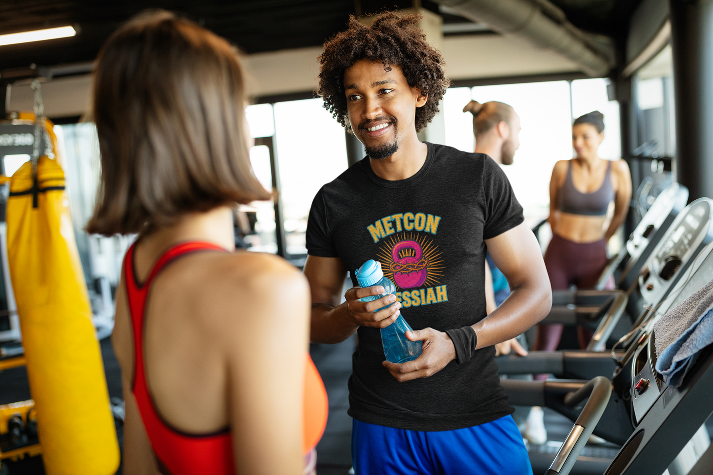 CrossFit Metcon Messiah T-Shirt | Funny Workout Tee, Unisex Fitness Gift for Lifters