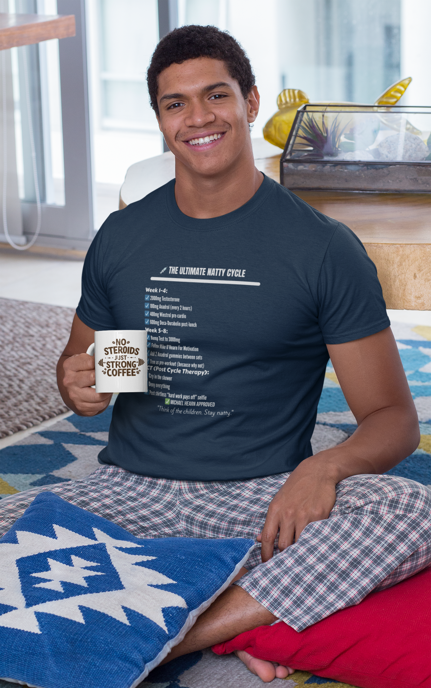 Funny "Natty Cycle" T-Shirt | Unisex Fitness & Gym Humor Tee