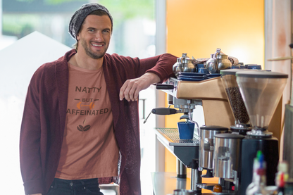 Natty But Caffeinated T-Shirt | Unisex Fitness & Coffee Lover's Tee