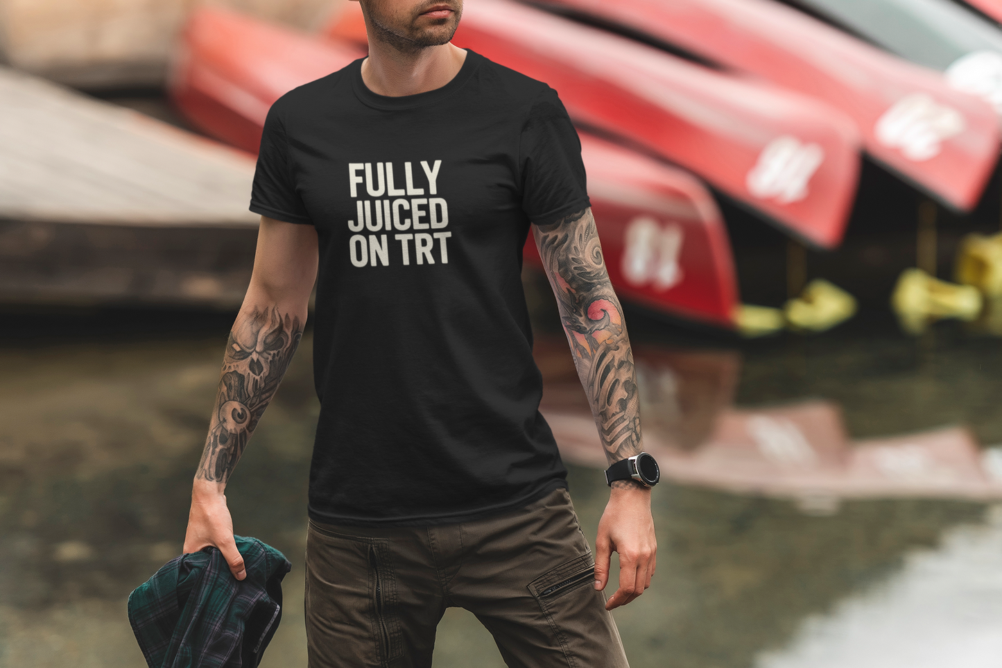 Fully Juiced Heavy Cotton Unisex T-Shirt | Bold Bodybuilding & Fitness Gift