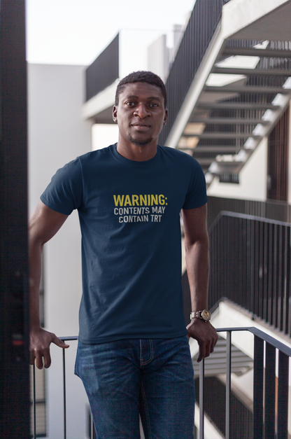 Warning Tee: Funny Graphic Unisex Heavy Cotton Statement Top