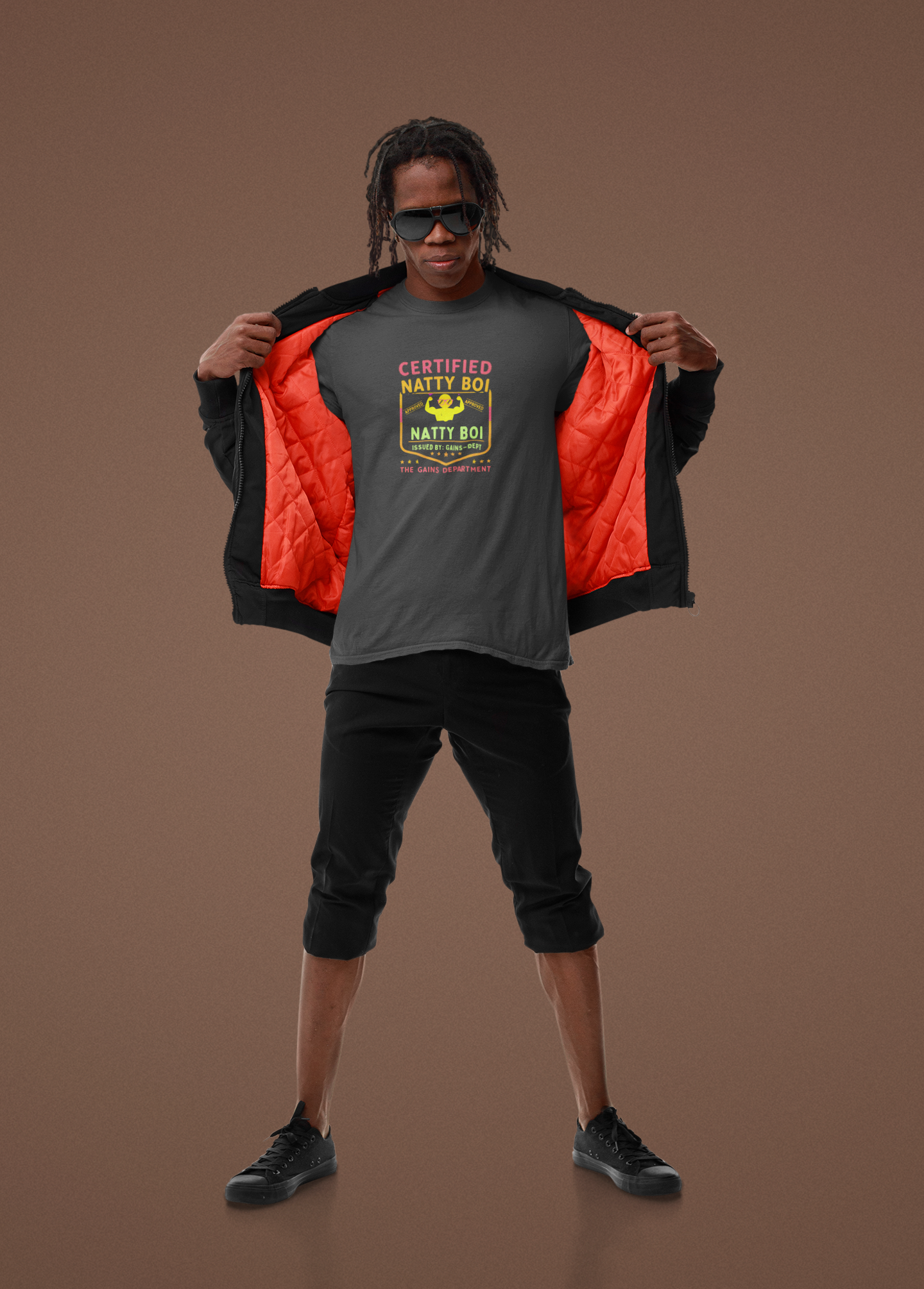 Funny Gym Certified Natty Boi Tee - Unisex Jersey Short Sleeve T-Shirt